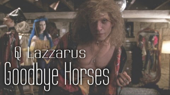 Would you enter a haunted house playing “Goodbye Horses?