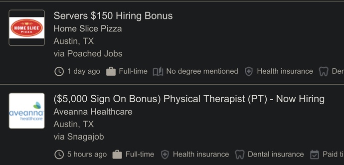You think the problem is we don’t have Retention bonuses?