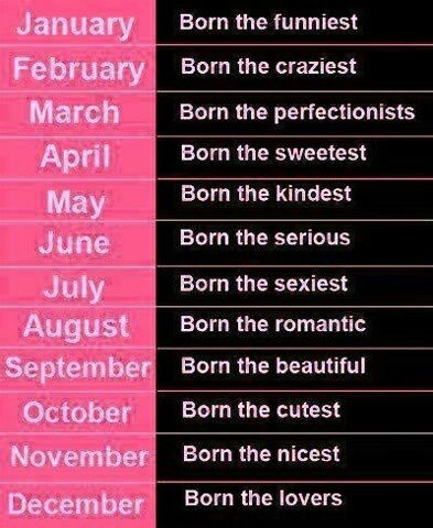 What’s your birth month?