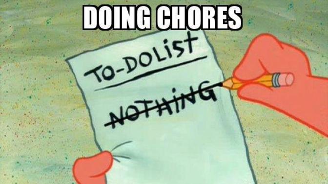 Which of these common household chores is your least favorite thing to do?