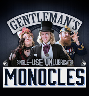 Gentleman's Single-use, Unlubricated, Monocles