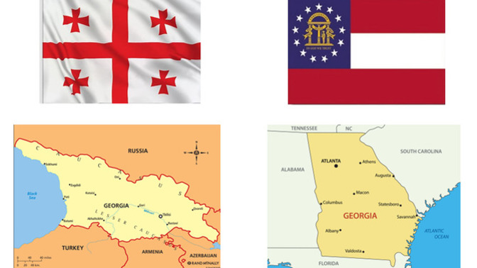 Which place do you first think of when you see the word GEORGIA?