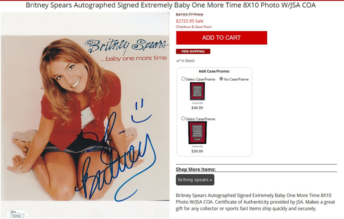 Did you buy Britney Spears book?
