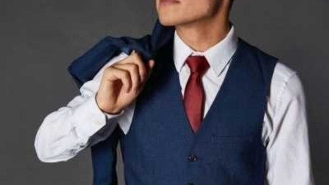 Would a man still look good and formal with just suit vest, dress shirt, dress pants, tie, and dress shoes, without a suit jacket?