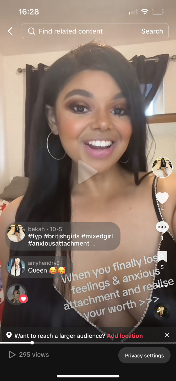 Would you be put off a girl for posting this video thinking she’s vulnerable or obsessive?