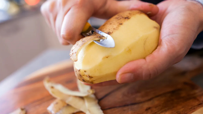 When You Use A Potato Peeler To Peel A Potato Do You Peel AWAY From You Or TWARDS You?