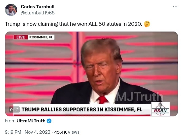 Does a lie - told a million times, becomes the truth?