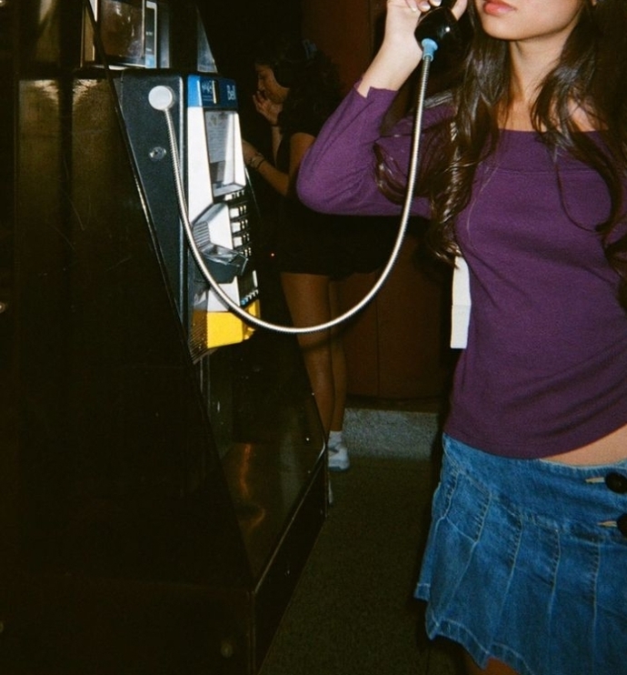 Not me lol but it gave that retro look for a picture