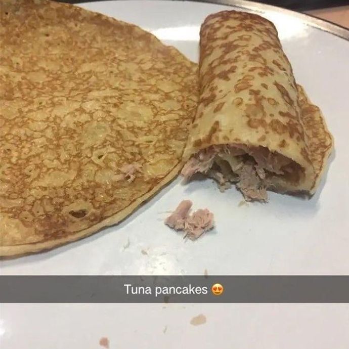 Would you eat tuna pancakes?