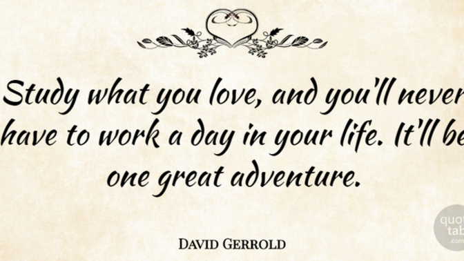 What's something that you love learning about?
