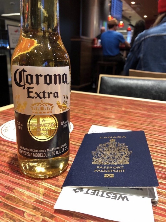What do you do when youre waiting for your flight at the airport?