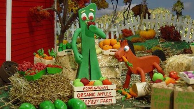 Who is Gumby's loyal horse companion in the Gumby series, and what are the names of the recurring antagonists or villains in the show?
