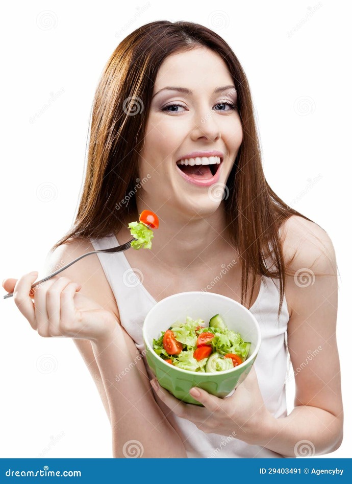 What would you do if a woman asked you to eat her salad?