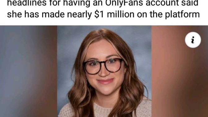 Do you think women making tons of money off of onlyfans is something to praise them about?