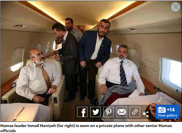 Did you know that the leaders of Hamas, the terrorists that the Gaza Palestinians elected to represent them, are billionaires who dont live in Gaza?