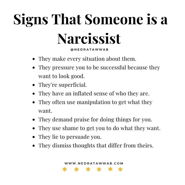 Do you think the word narcissist gets thrown around too much these days? or is it more so that we have gotten more educated on how to identify them?