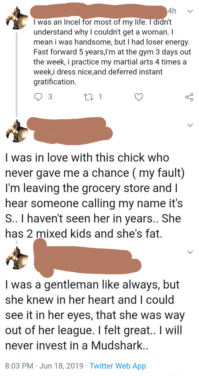 Why is it when women date white men its preference but if she dates black shes a mudshark?