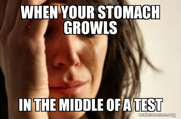 Does it embarass you if your stomach growls around other people and its super quiet?