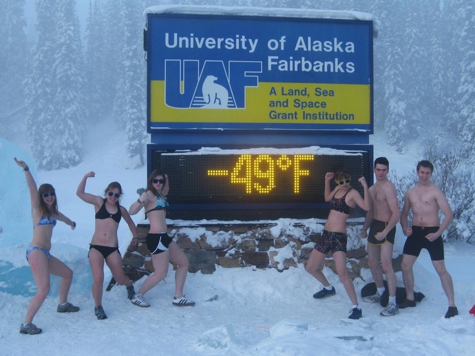 Will you wear bikini and take shots in winter in Alaska?
