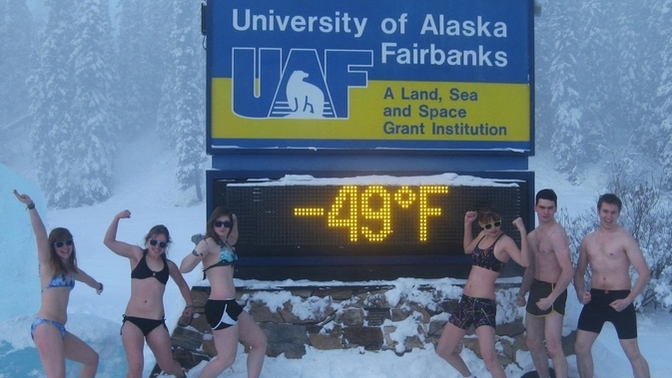 Will you wear bikini and take shots in winter in Alaska?