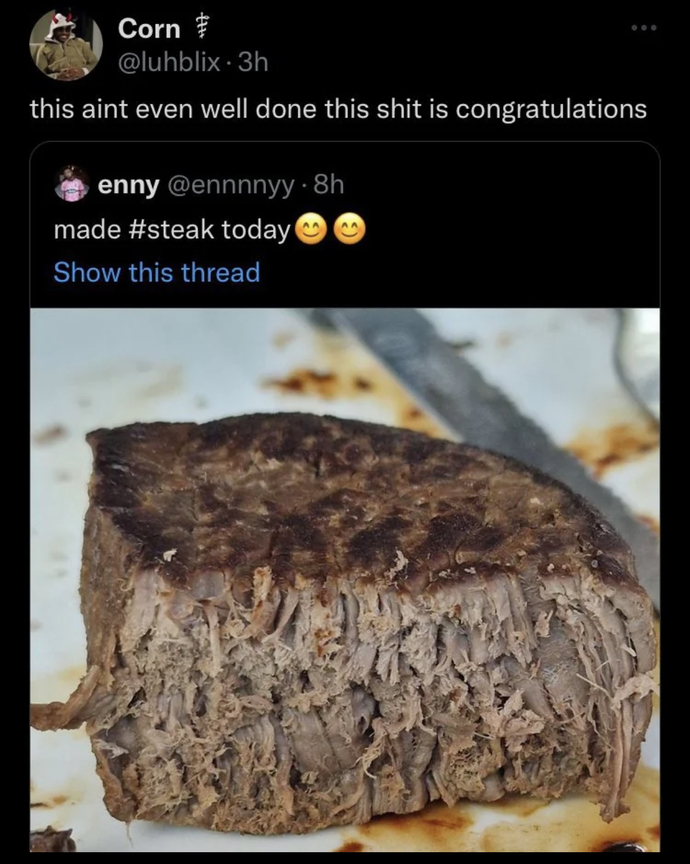 How do you like your STEAK?