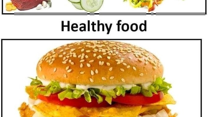 Why is the burger unhealthy 🍔?