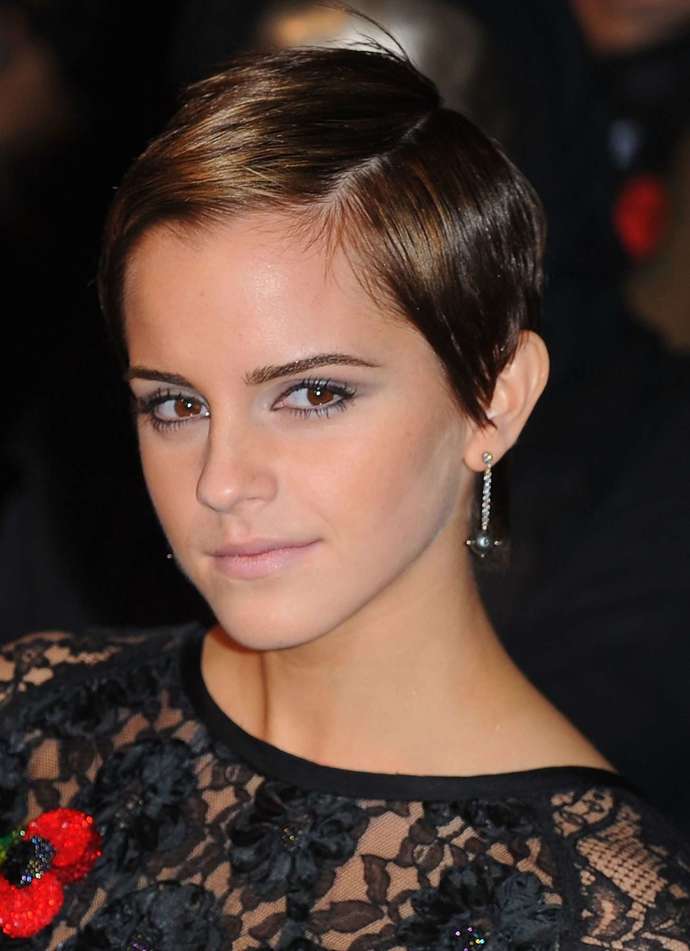 Why does a girl cut hair so short?