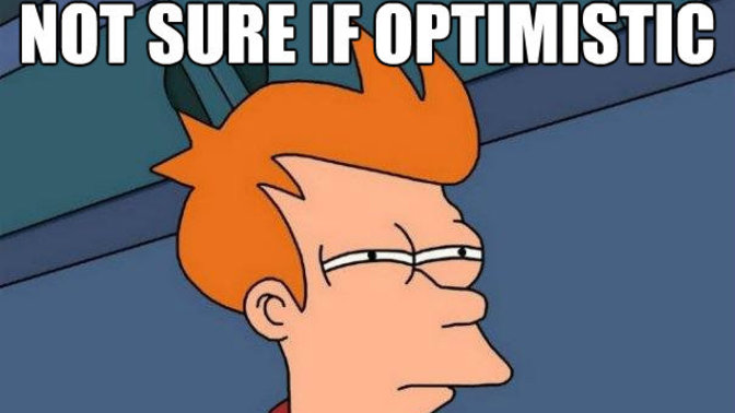 Do you find optimistic people to also be naive?
