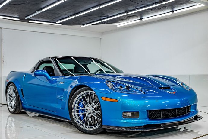 Which of these blue American muscle cars on the market is your favorite?