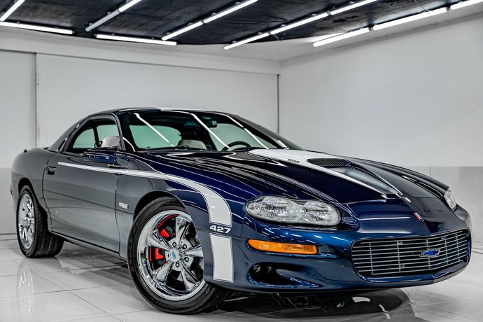Which of these blue American muscle cars on the market is your favorite?