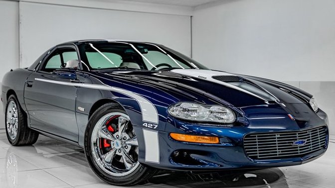 Which of these blue American muscle cars on the market is your favorite?