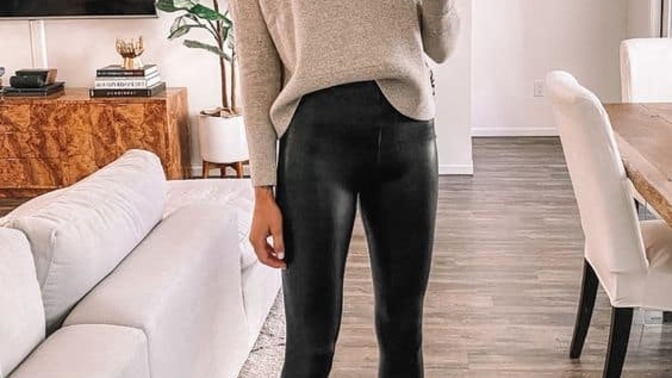 Faux leather leggings, still in or trashy?