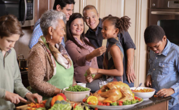 Everyone shows up for our good food!