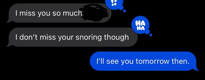 Would you find this cute if your significant other was a clinger like this (especially during the early stages)?