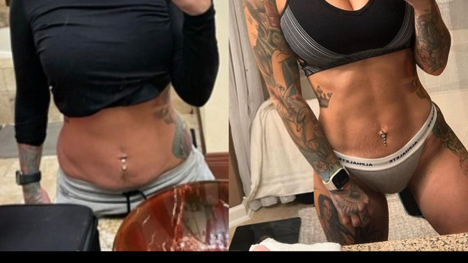 This influencer states she got these results just from diet and exercise is it possible?