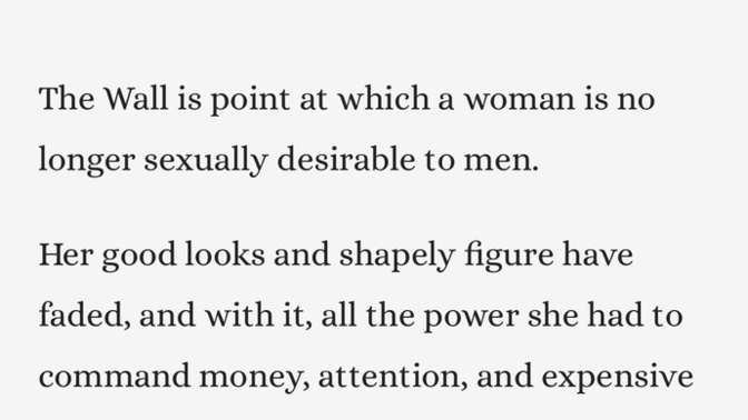 What Are You Thoughts On Men Saying Women Hit The Wall At Age 30?