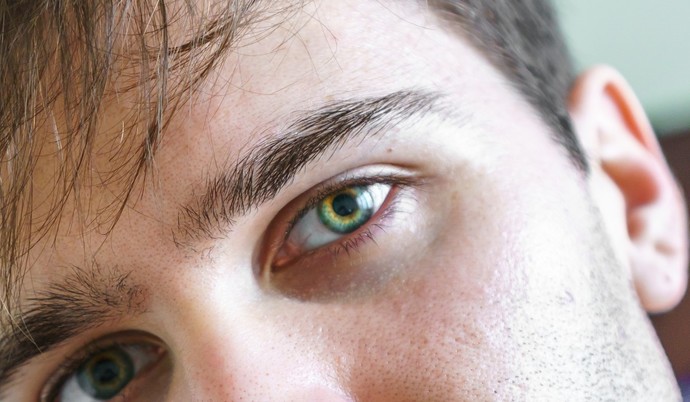 This is NOT the look but his eyes are cool.