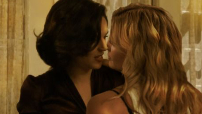 Gals could you kiss each other and shrug it off? Or is it disgusting?