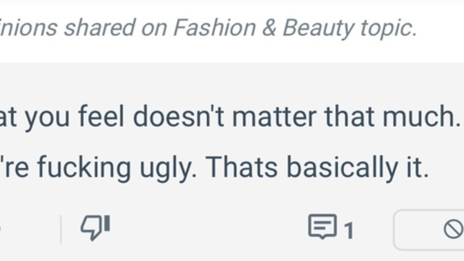 Why do some people not try to word their comments nicely to others when rating other people appearance?