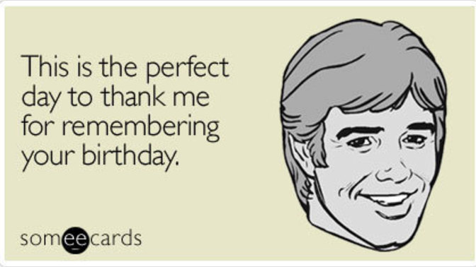 How good are YOU at remembering birthdays anniversaries or other important days?