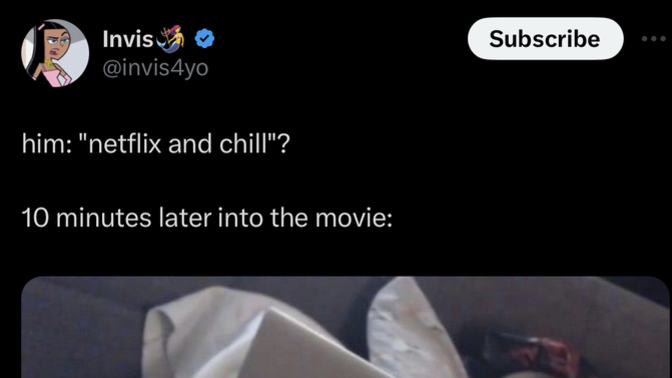Do you like netflix and chill or is THIS your netflix and chill?