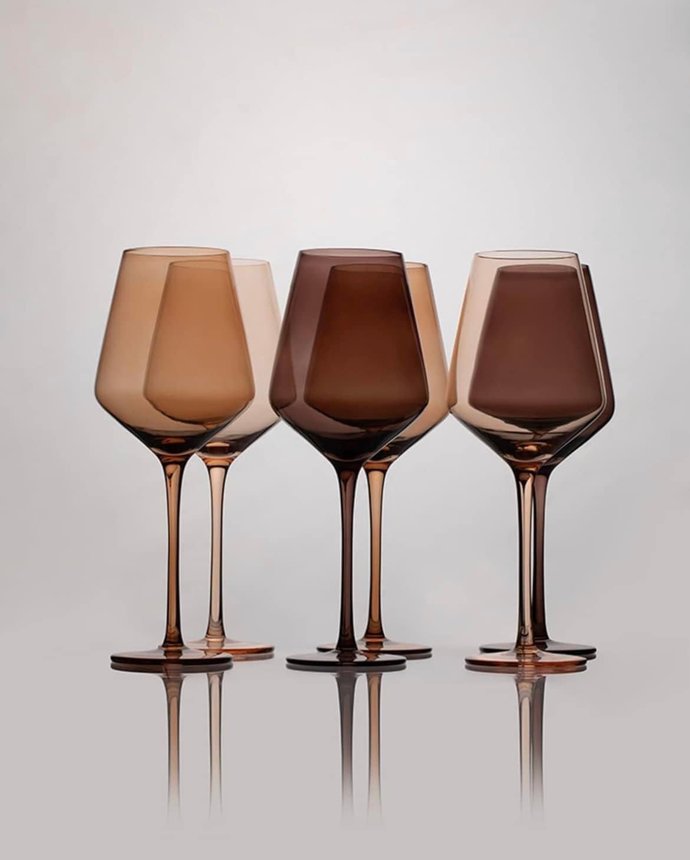 Estelle Colored Glass Wine Stemware?