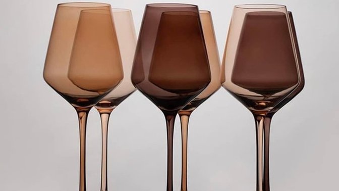 Estelle Colored Glass Wine Stemware?