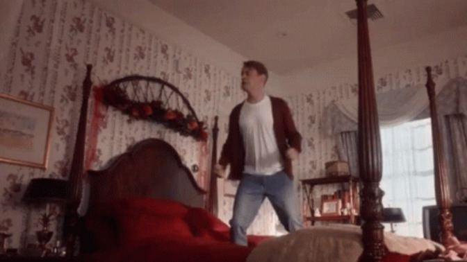 Did you ever jump on the bed as a kid?