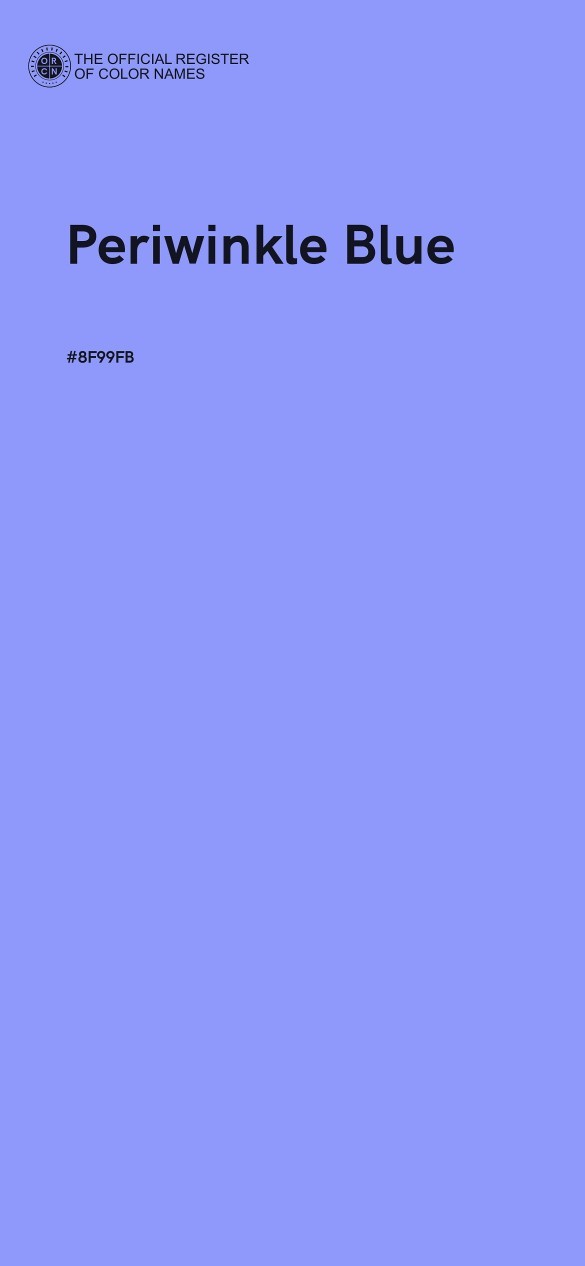 What is your favorite shade of BLUE?