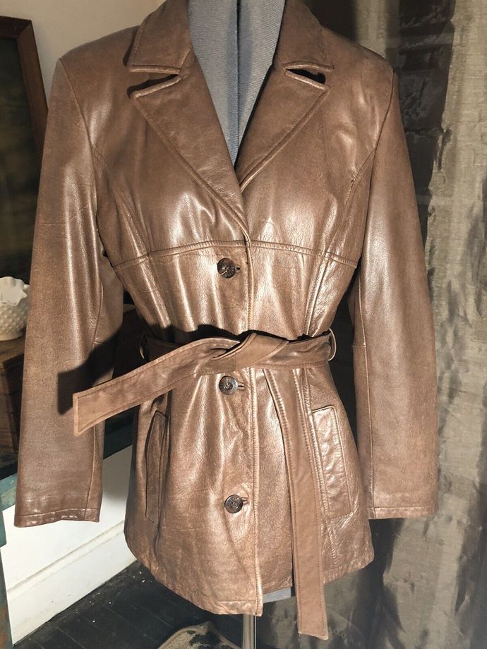 Brown or Black vintage leather jacket?