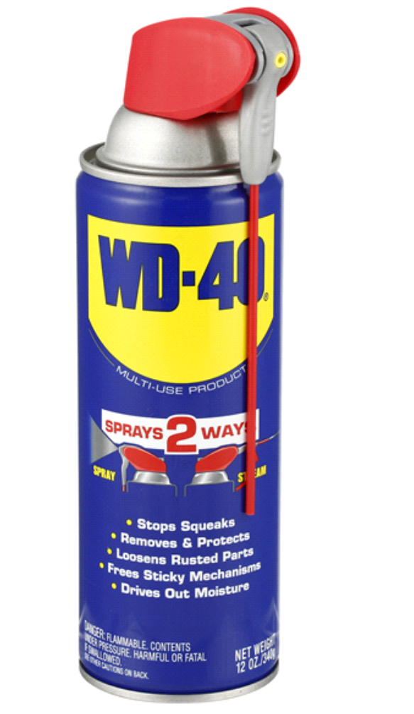 Definitely WD40