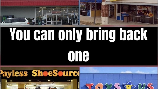 If you had to only bring one back which one would it be?