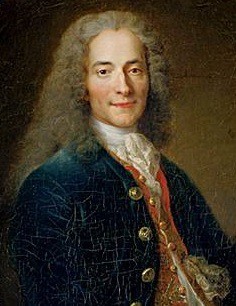 Voltaire was born today. What do you think of him?