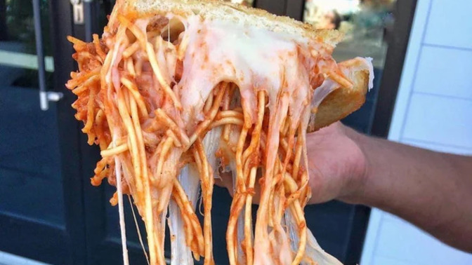 Spaghetti sandwich yay or nay?
